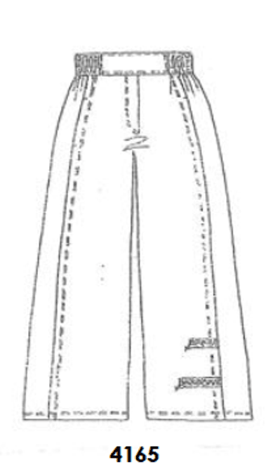 Hovedbilde PreOrder: 4165 Bukse Vid, Stretch, Blå