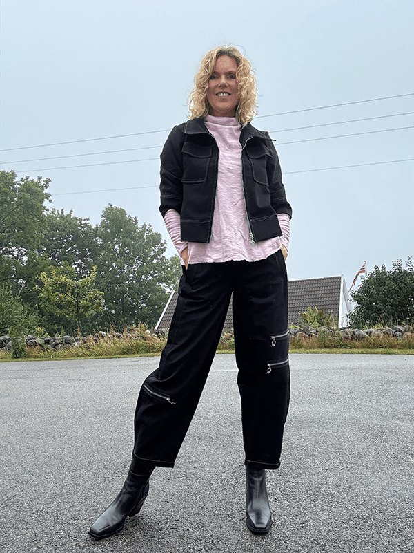 4167 Bukse Stretch, Ballong, Black, Bomull