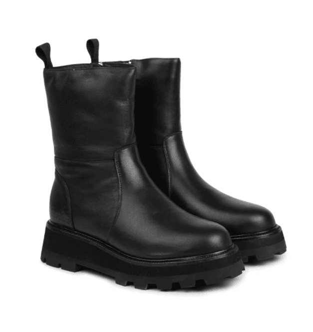 Hovedbilde Ushba Boots, Skinn, Black