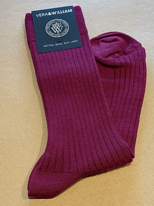 Hovedbilde Basic Socks 1pk, Merino, Burgunder