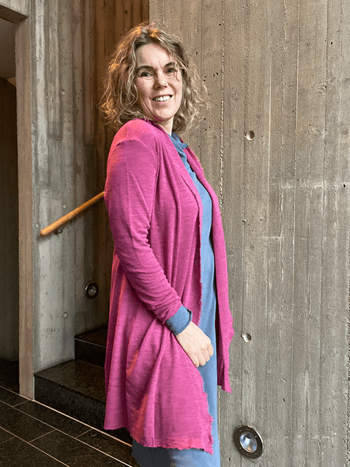 Hovedbilde 8003 Cardigan, Camelia Melange, Merino