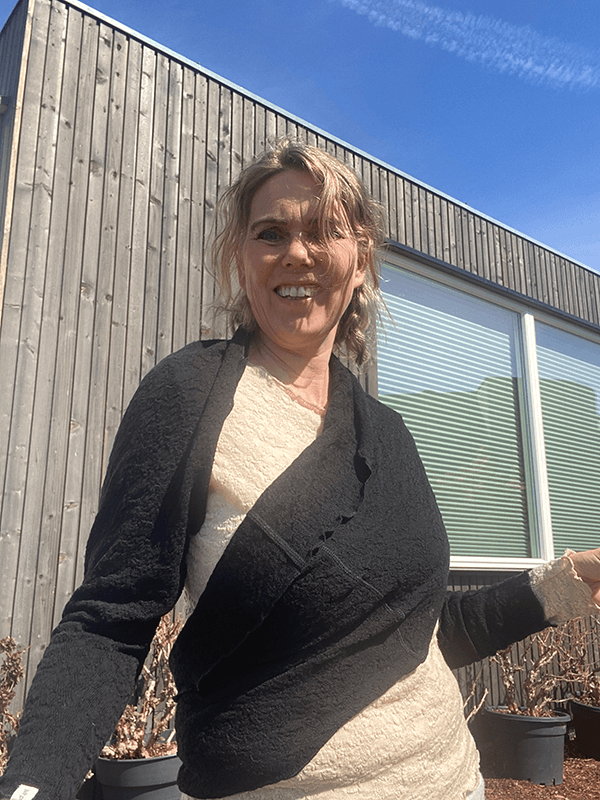 1507 SkulderVarmer, Black, Bubble Wool